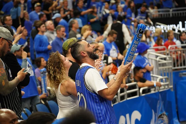 Orlando Magic Hosts Toronto Rapters Během Prvního Kola Play Nba — Stock fotografie