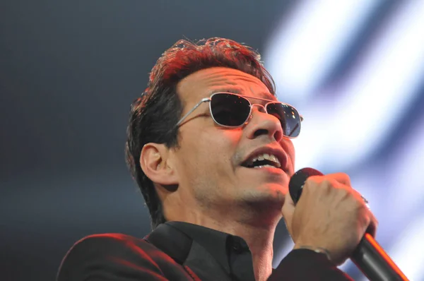 2014 Latin Singer Marc Anthony Performs Amway Center Orlando Florida — 스톡 사진