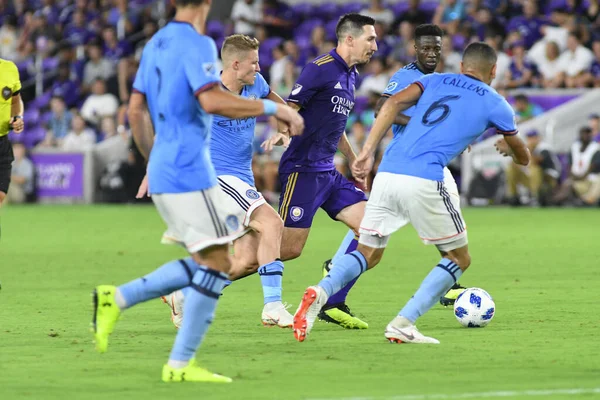 Orlando City 26 Temmuz 2018 'de Florida Exploria Stadyumu' nda NYC FC 'ye ev sahipliği yaptı. Fotoğraf: Marty Jean-Louis