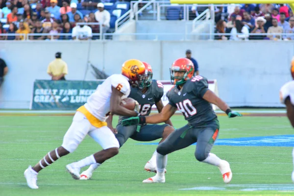 Florida Rattlers Affrontare Bethune Cookman Wildcats Scavato Classici Della Florida — Foto Stock