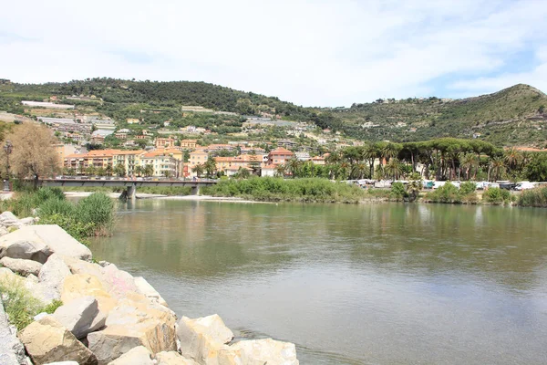 Bela Cidade Ventimiglia Itália Maio 2014 — Fotografia de Stock