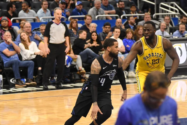 Orlando Magic Hospeda Golden State Warriors Amway Center Orlando Florida — Fotografia de Stock