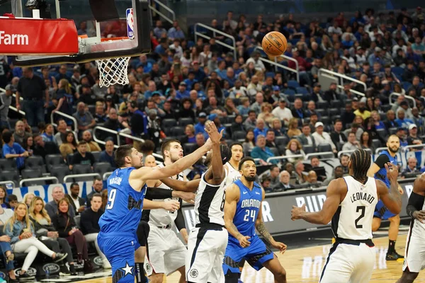 Orlando Magic Anfitrión Los Lakers Los Ángeles Amway Center Orlando — Foto de Stock