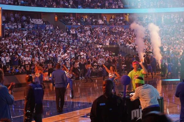 Orlando Magic Hospeda Toronto Rapters Durante Playoff Nba Amway Arena — Fotografia de Stock