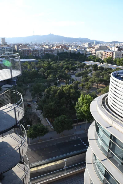 Kilátás Barcelonai Városra Városkép — Stock Fotó
