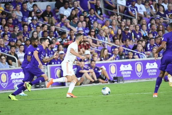 Orlando City SC, 6 Ağustos Salı günü Orlando Florida 'daki Exploria Stadyumu' nda oynanan ABD Kupası sırasında Atlanta United FC 'ye ev sahipliği yaptı..
