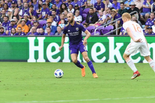 Orlando City Hospeda Atlanta United Orlando City Stadium Orlando Florida — Fotografia de Stock