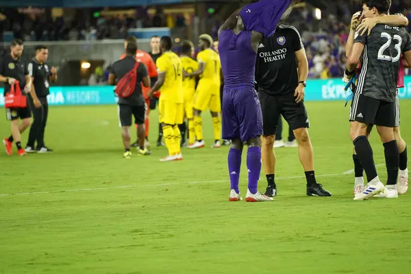 Orlando City Värd Columbus Crew Orlando City Stadium Den Juli — Stockfoto