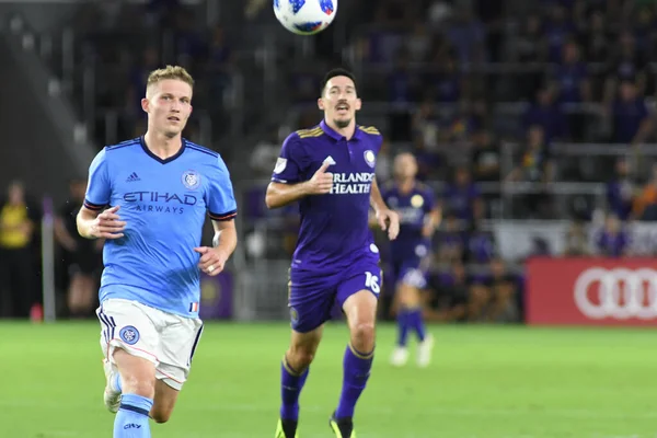 Orlando City 26 Temmuz 2018 'de Florida Exploria Stadyumu' nda NYC FC 'ye ev sahipliği yaptı. Fotoğraf: Marty Jean-Louis