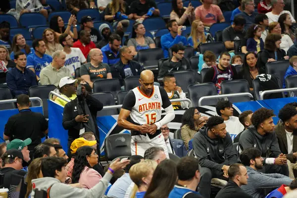 Orlando Magic Hostí Atlanta Hawks Amway Center Orlandu Floridě Pondělí — Stock fotografie