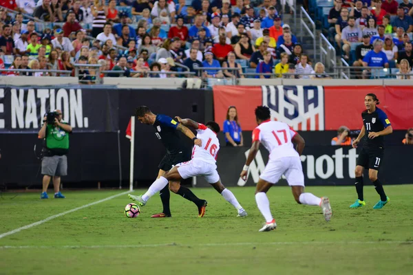 États Unis Équipe Soccer Accueille Trinidad Tobago Everbank Field Jacksonville — Photo