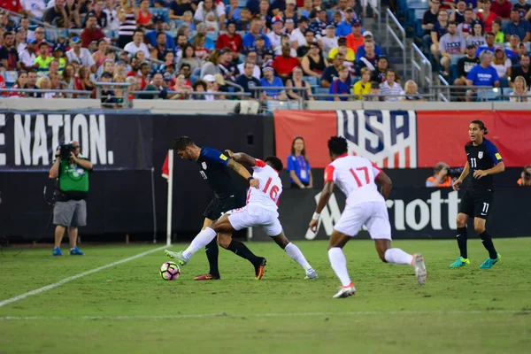 Eua Anfitrião Equipe Futebol Trinidad Tobago Everbank Field Jacksonville Florida — Fotografia de Stock