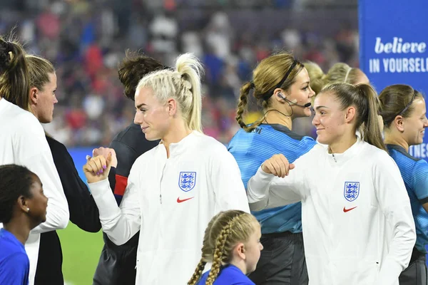 5 Mart 2020 'de Orlando Florida' daki Exploria Stadyumu 'nda düzenlenen 2020 SheBelieves Kupası' nda ABD - İngiltere Karşılaşması 