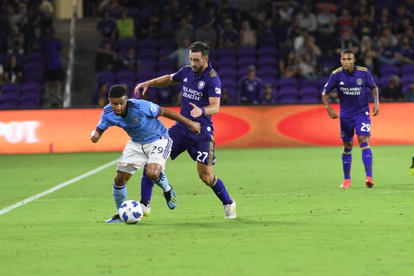 Orlando City 26 Temmuz 2018 'de Florida Exploria Stadyumu' nda NYC FC 'ye ev sahipliği yaptı. Fotoğraf: Marty Jean-Louis
