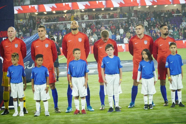 Amerikan Futbol Takımı 15 Kasım 2019 Cuma günü Orlando Florida 'daki Exploria Stadyumu' nda oynanan Concacaf Uluslar Ligi karşılaşmasında Kanada 'ya ev sahipliği yapmaktadır.