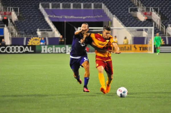 Orlando City SC, 29 Haziran 2016 'da Orlando Florida' daki Kamp Dünyası Stadyumu 'nda Fort Lauderdale Strikers' a ev sahipliği yaptı..