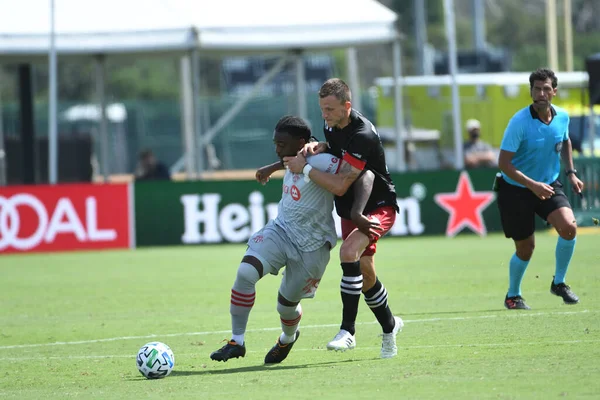 Toronto FC, 13 Temmuz 2020 tarihinde Orlando Florida 'da düzenlenen ESPN Wild World of Sports' ta düzenlenen MLS Back Tournament sırasında D.C. United ile karşı karşıya geldi.. 