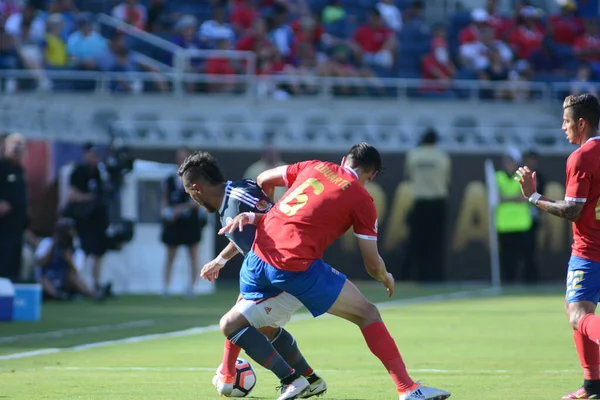 Costa Rica Affronta Paraguay Durante Centenario Della Copa America Camping — Foto Stock