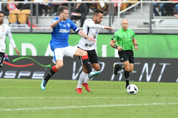 Rangers Corinthians Durante Copa Flórida Spectrum Stadium Janeiro 2018 Orlando — Fotografia de Stock