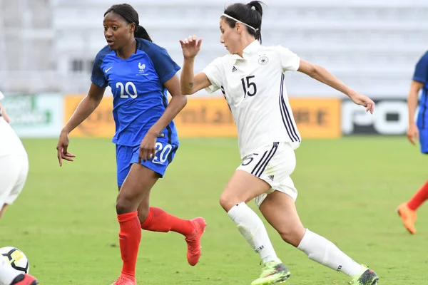 Fransa, 7 Mart 2018 tarihinde Orlando 'daki Orlando City Stadyumu' nda oynanan SheBelives Kupası 'nda Almanya ile karşı karşıya geldi.. 