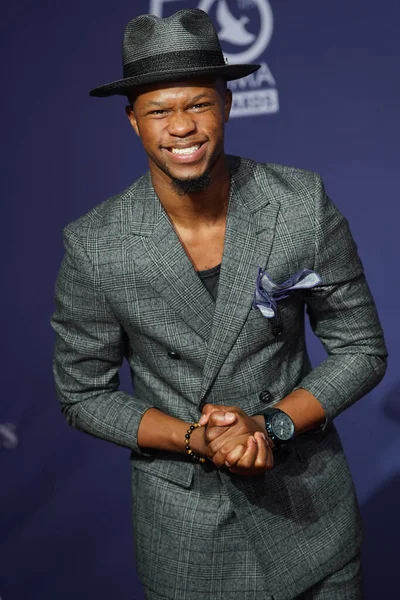 15 Ekim 2019 'da Nashville, Tennessee' deki Linbscome Üniversitesi 'nde verilen 50. GMA Dove Ödülleri sırasında kırmızı halı.