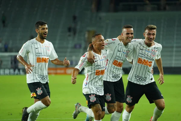 Florida Cup 2020 Corinthians Nycfc Partido Exploria Stadium Orlando Florida —  Fotos de Stock