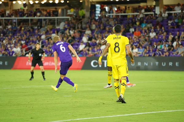 Orlando City Host Columbus Crew Orlando City Stadium July 2019 — Stock Fotó