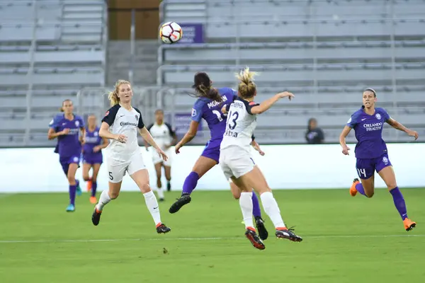 Orlando Pride, 23 Mayıs 2018 'de Orlando Florida' daki Exploria Stadyumu 'nda Kuzey Carolina Cesareti' ne ev sahipliği yapmaktadır..  