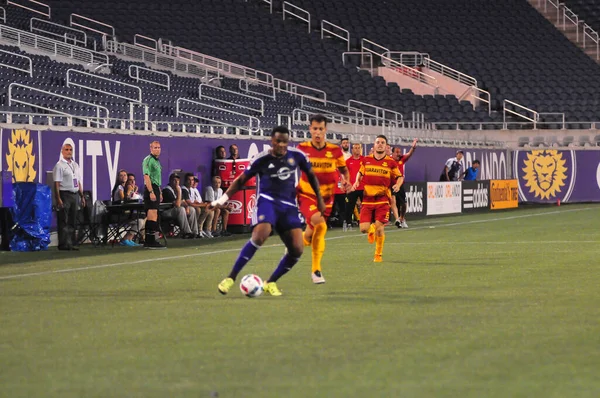 Orlando City SC, 29 Haziran 2016 'da Orlando Florida' daki Kamp Dünyası Stadyumu 'nda Fort Lauderdale Strikers' a ev sahipliği yaptı..