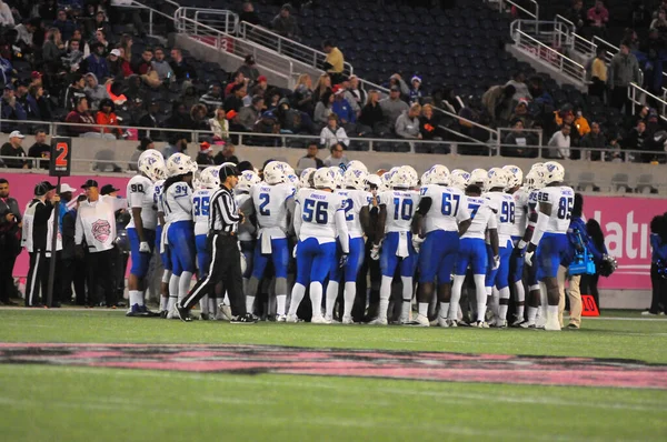 Georgia State Affronta San Jose State Durante Cure Bowl Camping — Foto Stock