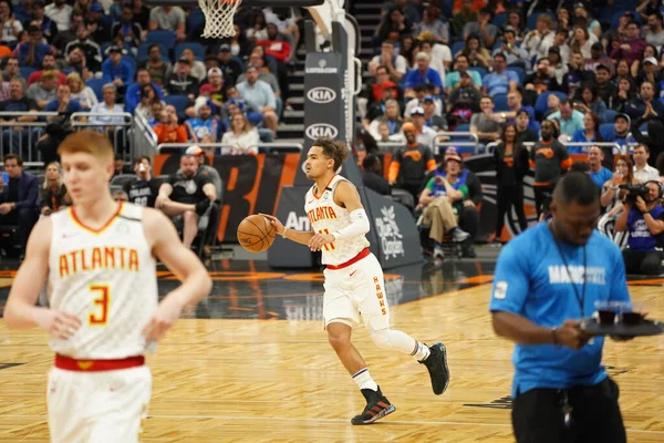 Orlando Magic Empfangen Montag Den Februar 2020 Die Atlanta Hawks — Stockfoto