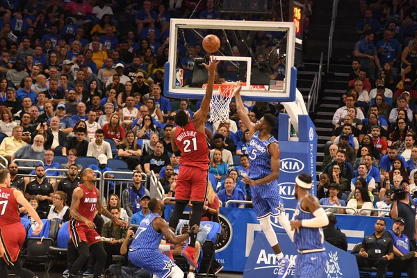 Orlando Magic Recebe Miami Heat Amway Center Orlando Florida Outubro — Fotografia de Stock