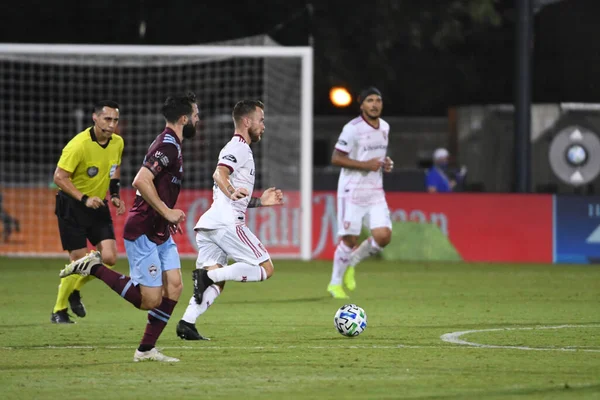 Real Salt Lake, 12 Temmuz 2020 'de Orlando Florida' da düzenlenen MLS Sırt Turnuvası sırasında Colorado Rapids ile karşı karşıya.
