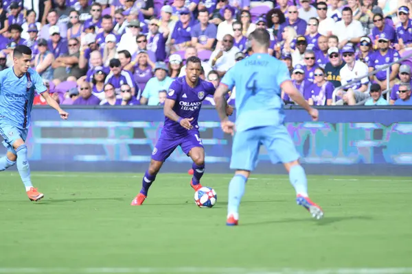 Orlando City Host New York City Orlando City Stadium Orlando — Stock fotografie