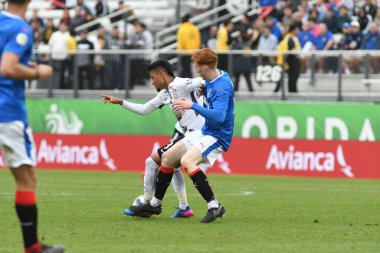 13 Ocak 2018 'de Orlando Florida' daki Spektrum Stadyumu 'nda düzenlenen Florida Kupası' nda Korucular Corinthianlara karşı..