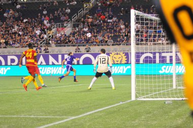 Orlando City SC, 29 Haziran 2016 'da Orlando Florida' daki Kamp Dünyası Stadyumu 'nda Fort Lauderdale Strikers' a ev sahipliği yaptı..