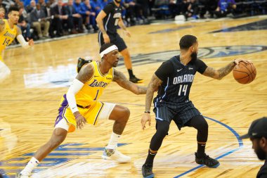 Orlando Magic 11 Aralık 2019 Çarşamba günü Orlando Forida 'daki Amway Center' da Los Angeles Lakers 'a ev sahipliği yaptı..  
