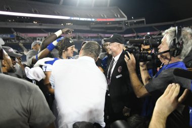 Georgia State Face Batı Kentucky Cure Bowl sırasında 16 Aralık 2017 'de Orlando Florida' daki Citrus Bowl 'da.  