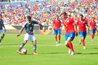 Kosta Rika, Copa America Centenario sırasında Paraguay ile Orlando Florida 'daki Dünya Kampı Stadyumu' nda karşılaştı..  