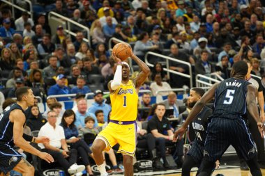 Orlando Magic 11 Aralık 2019 Çarşamba günü Orlando Forida 'daki Amway Center' da Los Angeles Lakers 'a ev sahipliği yaptı..  