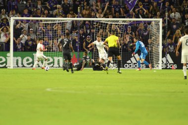 Orlando City 21 Nisan 2018 'de Orlando Florida' daki Exploria Stadyumu 'nda San Jose depremlerine ev sahipliği yaptı..  