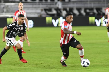 Korintliler, 10 Ocak 2018 'de Orlando City Stadyumu' nda düzenlenen Florida Kupası 'nda PSV Eindhoven' a karşı.