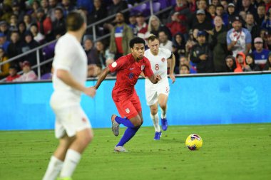 Amerikan Futbol Takımı 15 Kasım 2019 Cuma günü Orlando Florida 'daki Exploria Stadyumu' nda oynanan Concacaf Uluslar Ligi karşılaşmasında Kanada 'ya ev sahipliği yapmaktadır.