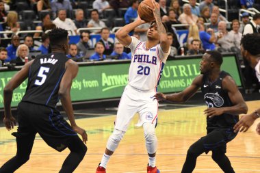Orlando Magic, Philadelphia 76ers 'ı 14 Kasım 2018' de Orlando Florida 'daki Amway Center' da ağırlıyor..