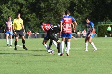 30 Temmuz 2019 'da Orlando Florida' daki Disney 'in Vahşi Spor Dünyası' nda düzenlenen MLS Allstar Haftası sırasında MLS Homegrown oyunu.