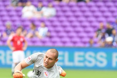 Orlando City, 31 Mart 2018 'de Orlando Florida' daki Exploria Stadyumu 'nda New York Red Bulls' a ev sahipliği yaptı..  