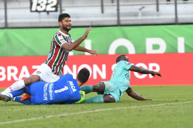 Fluminense, Florida Kupası 'nda 15 Ocak 2018' de Orlando Florida 'da oynanan Spektrum Stadyumu' nda Barcelona SC 'ye karşı..