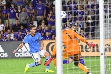 Orlando City 26 Temmuz 2018 'de Florida Exploria Stadyumu' nda NYC FC 'ye ev sahipliği yaptı. Fotoğraf: Marty Jean-Louis