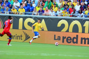 Brezilya, 8 Haziran 2016 tarihinde Orlando Florida 'daki Copa America Centenario' da Haiti ile karşılaştı..