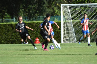 30 Temmuz 2019 'da Orlando Florida' daki Disney 'in Vahşi Spor Dünyası' nda düzenlenen MLS Allstar Haftası sırasında MLS Homegrown oyunu.